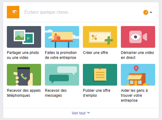 Facebook - créer une publication