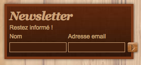 Inscription à une newsletter