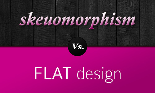 Skeuomorphism vs Flat Design