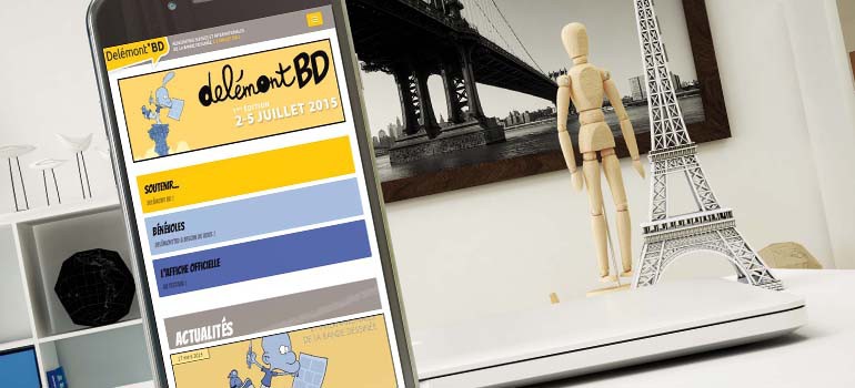 Delémont'BD - Site mobile