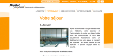  Centre de réeducation - Séjour