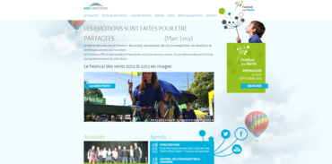 Arc Emotion / Festival des Vents - Home