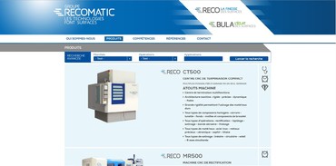 Groupe RECOMATIC - Produits