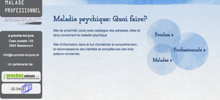 A-proche-toi-jura, maladies psychique: Quoi faire?